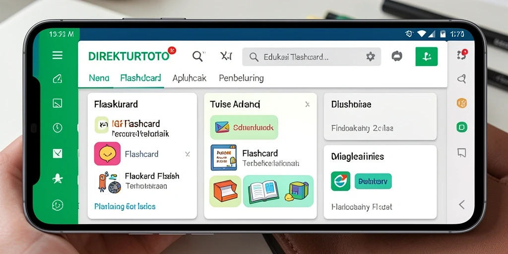 Tampilan antarmuka aplikasi DIREKTURTOTO yang menarik dan interaktif.