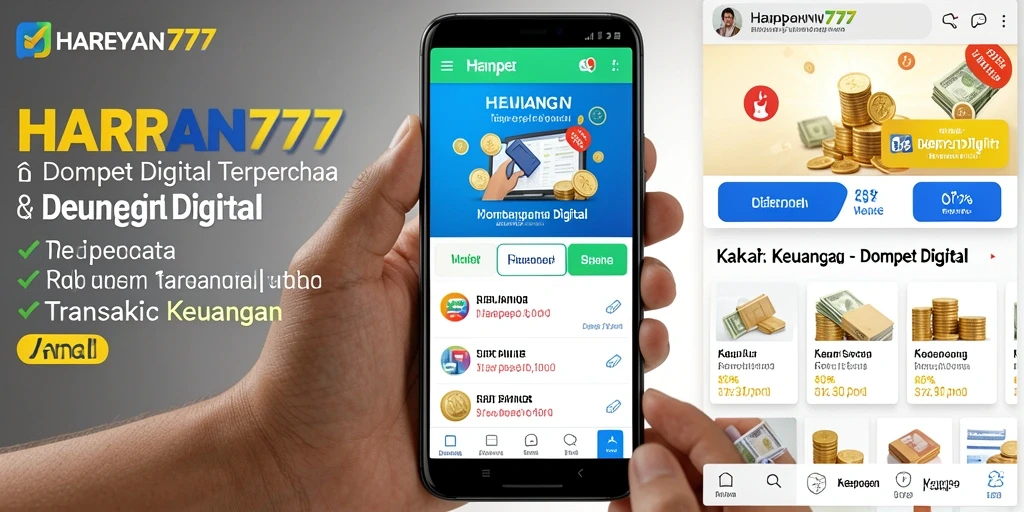 Tampilan antarmuka aplikasi HARAPAN777 yang user-friendly.